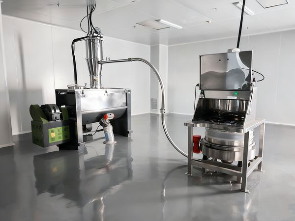 化工行业粉体投料输送筛分混合案例